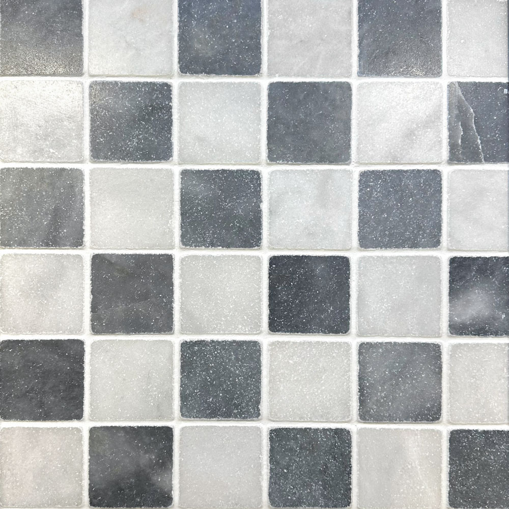 Bluestone-&-White-Marble-Tumbled-Checkerboard-Mosaic-Tiles