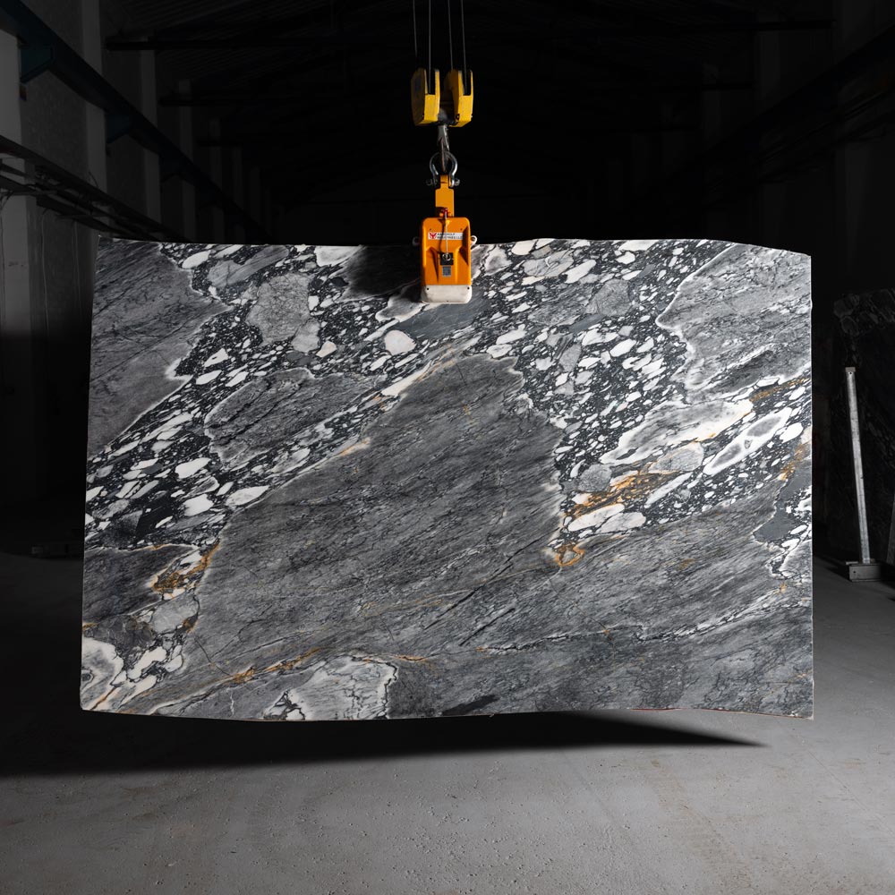 Black Arabescato Marble Slabs 48297 - Image 5