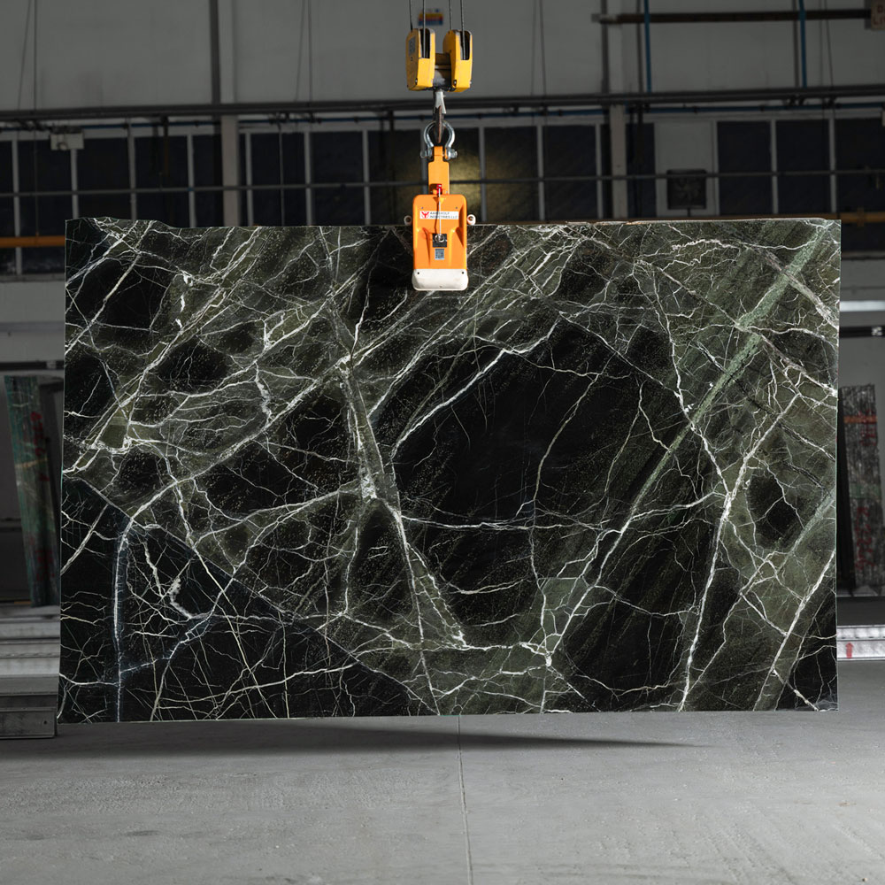 Verde Alpi Green Marble Slab 48836 - Image 8