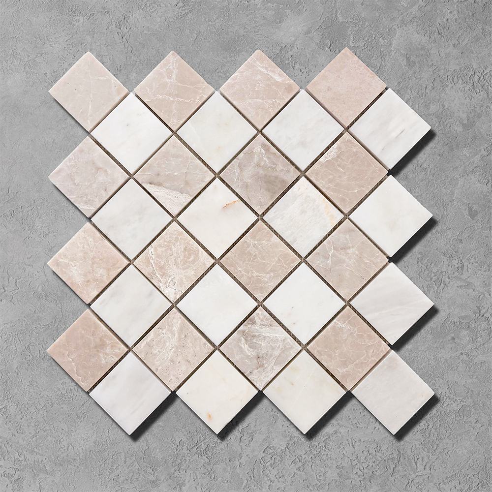 Calacatta Amber Madras Mosaic Tiles