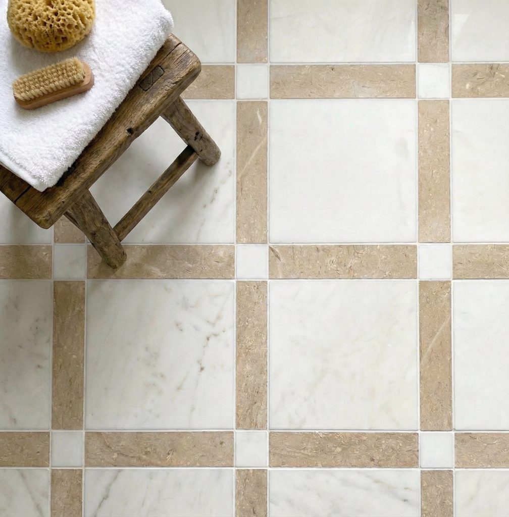 Savoy Limestone Marble Mosaic Tiles