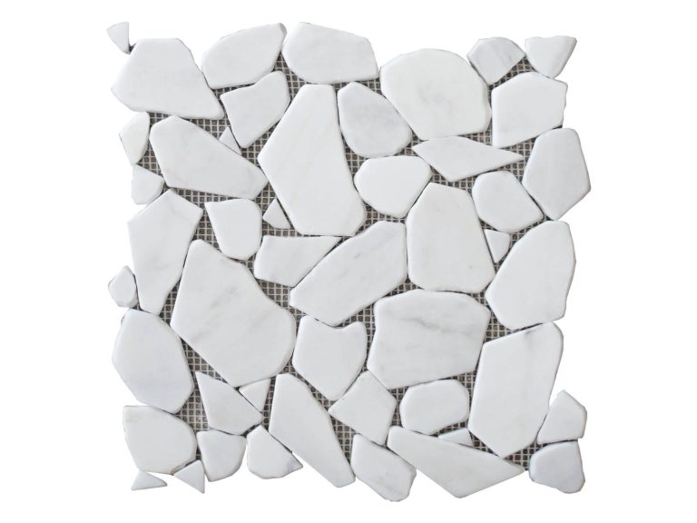 Calacatta Cracked Crazy Mosaic