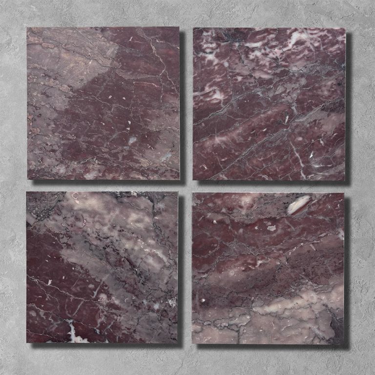 Amarone Checker Marble Tile