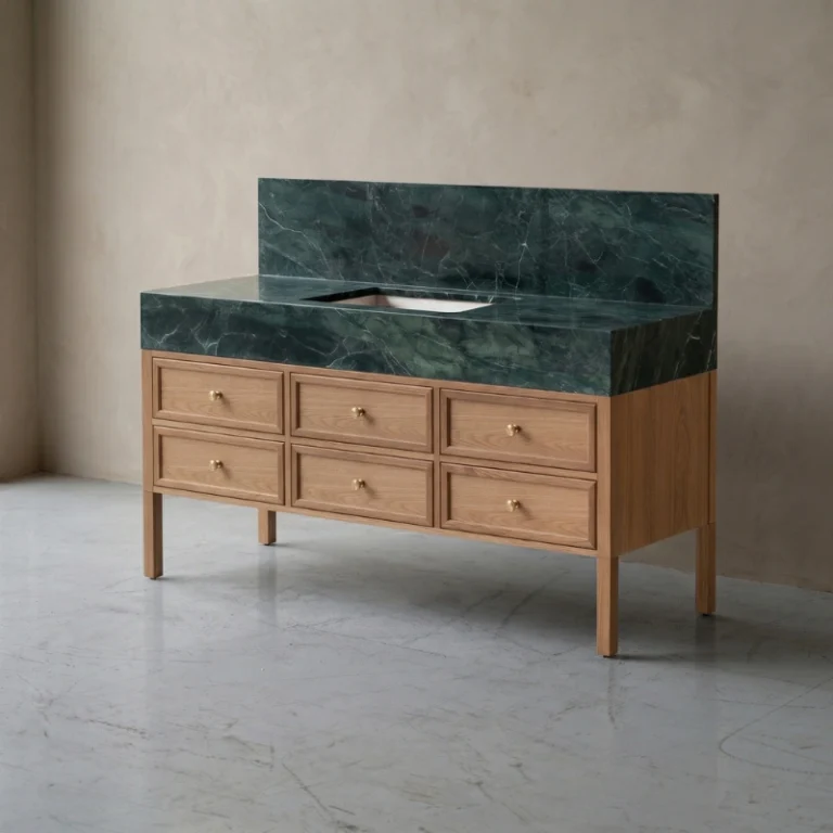 Americano Oak Vanity Unit