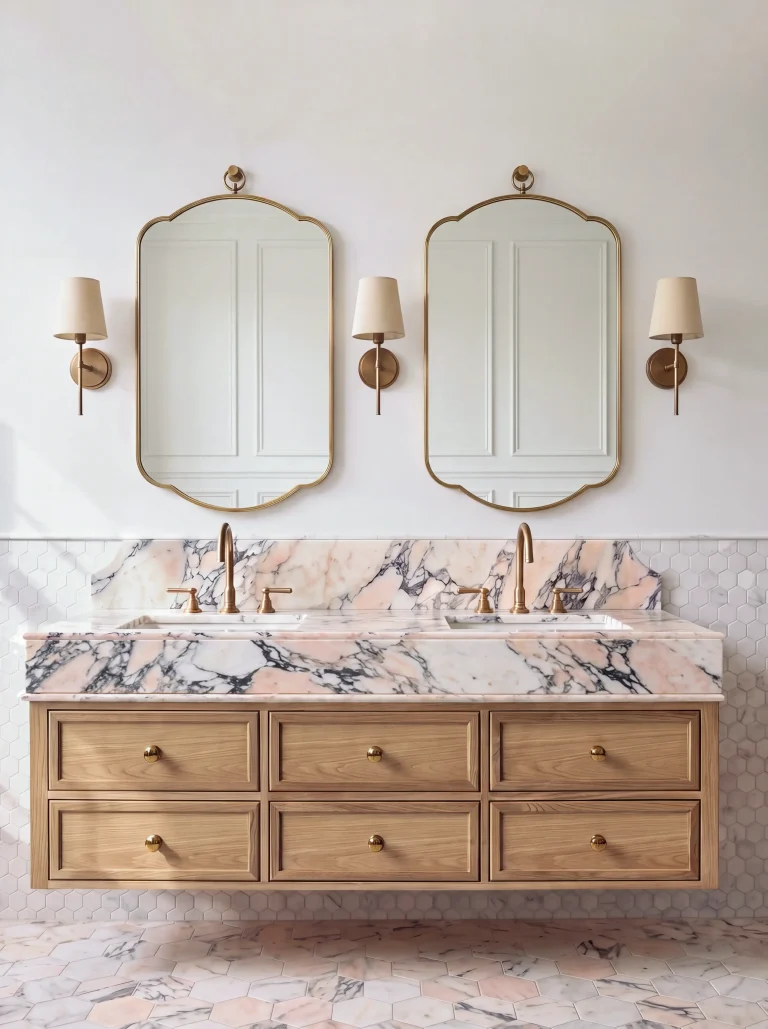 Americano Oak Vanity Unit