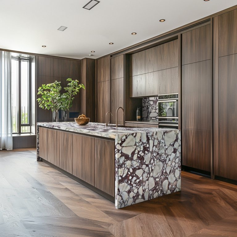 Calacatta Amazon Honed Marble Slab 97386