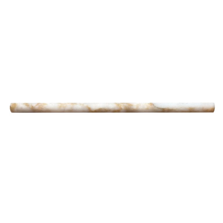 Arabescato Gold Marble Pencil Liner Trim