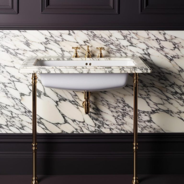 Arabescato Viola Polished Marble Slab 57479