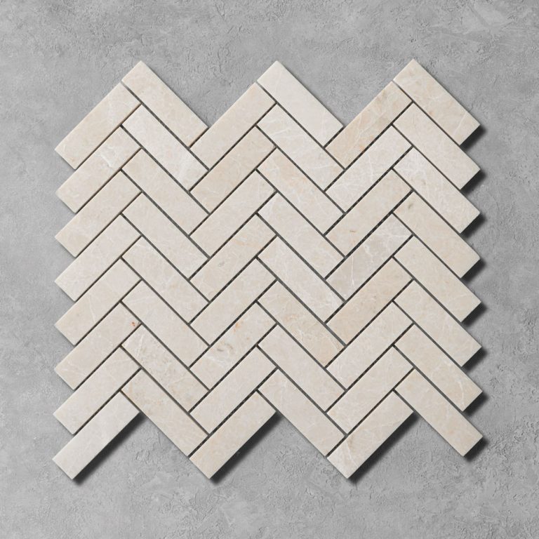 Belgravia Marble Herringbone Mosaic