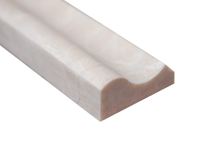 White Emperador Marble Dado Moulding