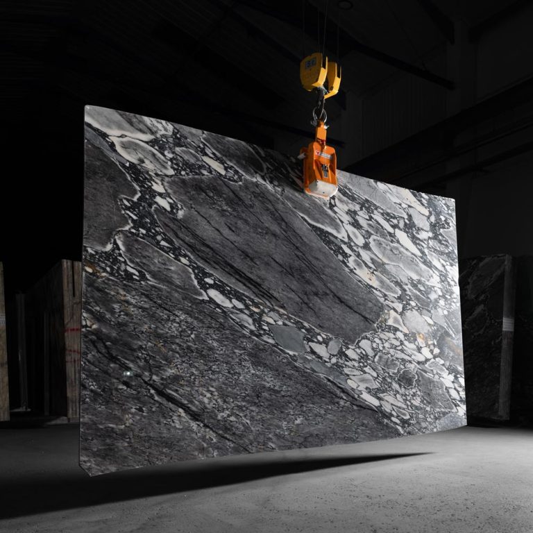 Black Arabescato Marble Slab 48297