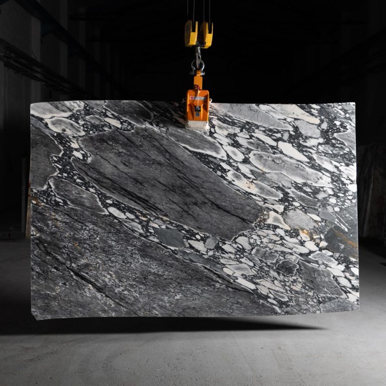 Black Arabescato Marble Slab 48297