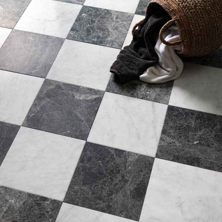 Black Emperador Marble Tile