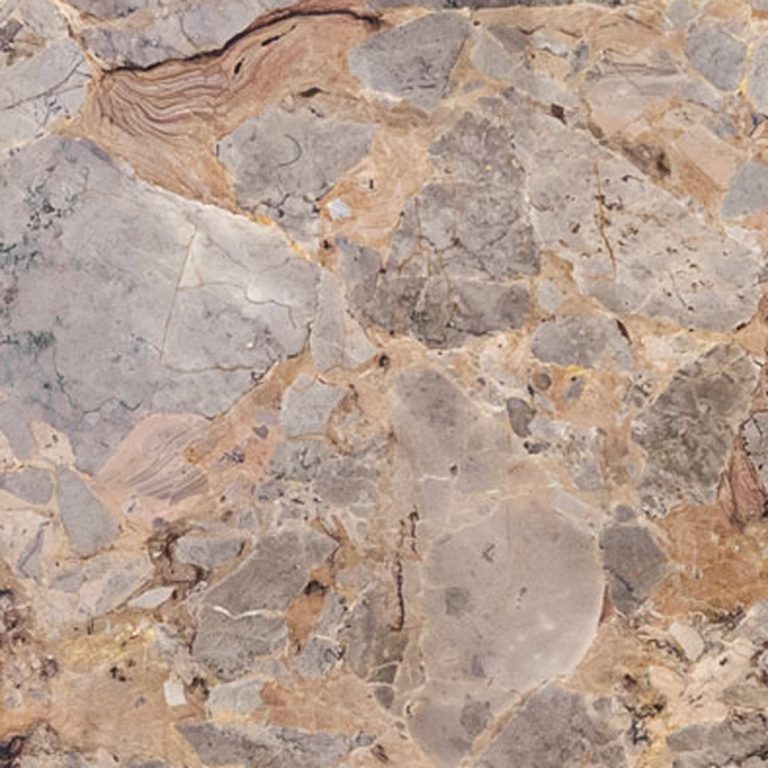 Breccia Bruno Leathered Marble Slab 86908