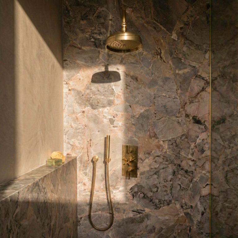 Breccia Bruno Leathered Marble Slab 86908