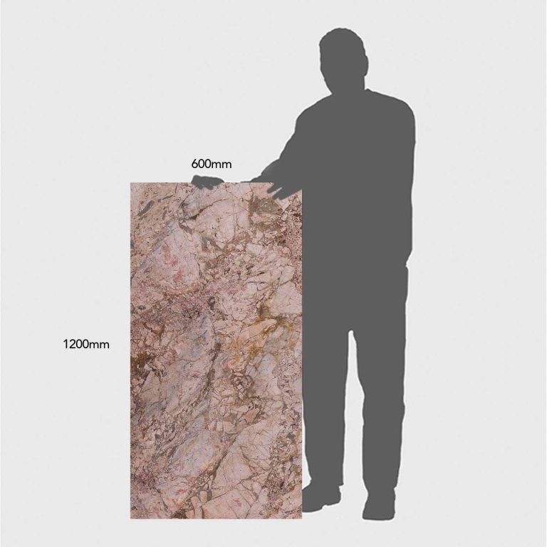 Breccia Elegante Marble XL Slab Tile 1200x600x20 Polished