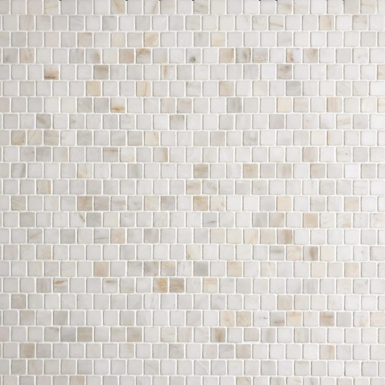 Calacatta Amber Marble Mini Mosaic