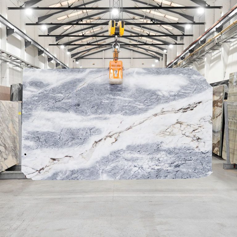 Calacatta Azul Honed Marble Slab 90401