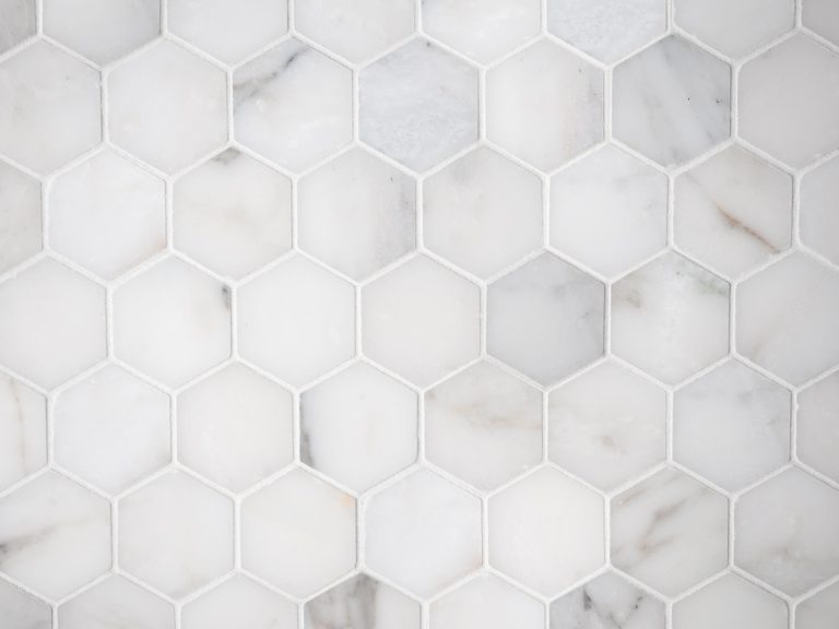 Calacatta Marble Hexagon Mosaic