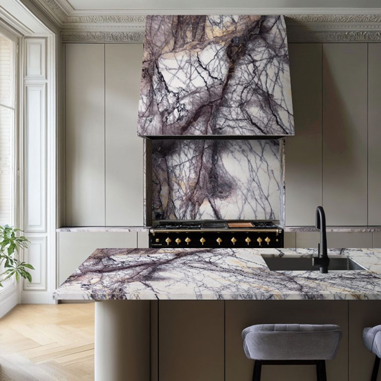 Calacatta Lilac Extra Marble Slab 69033