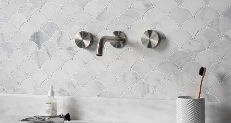 Calacatta Marble Slim Skirting 305 mm