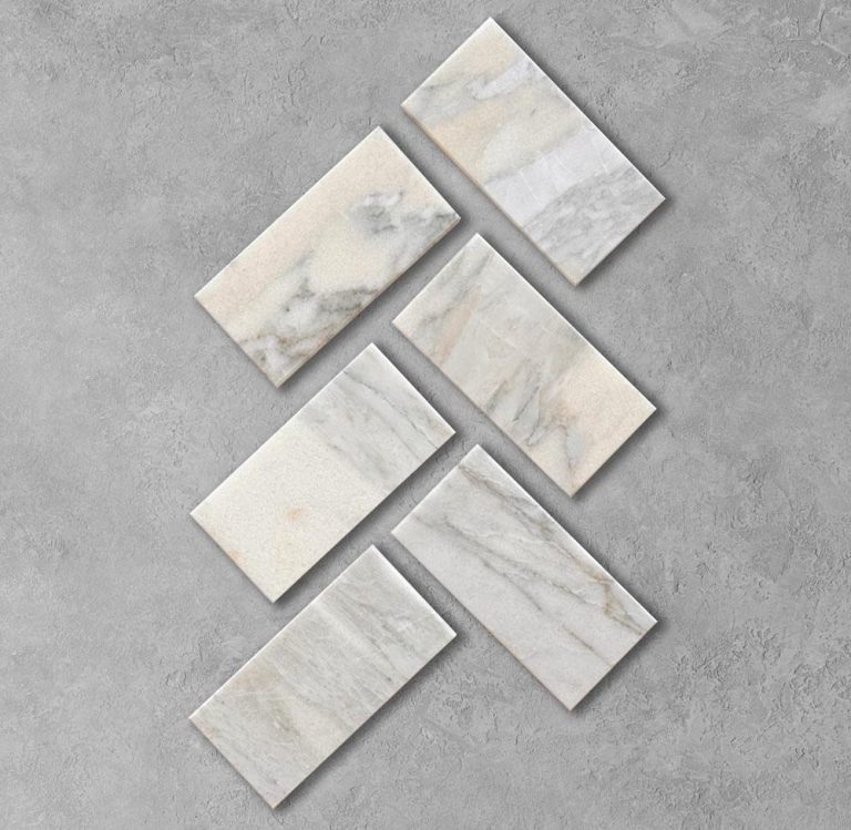 Calacatta Monet Green Marble Tile Collection