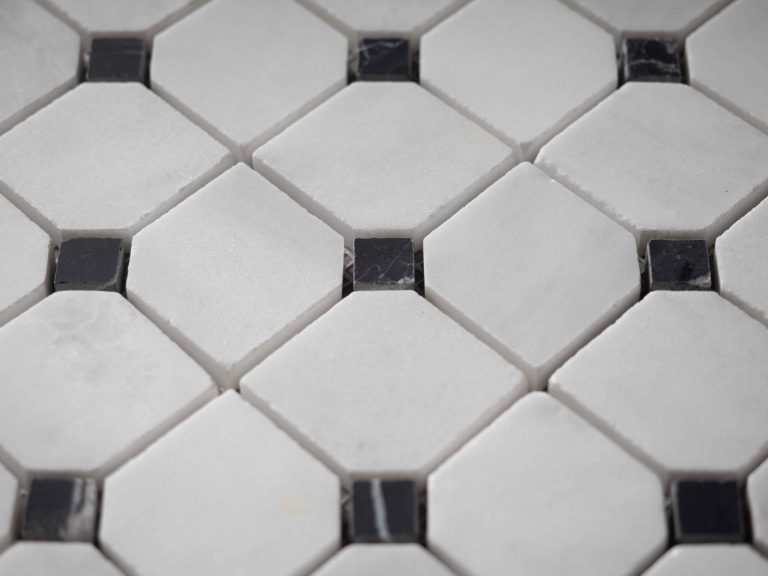 Calacatta Marble Victorian Octagon Mosaic