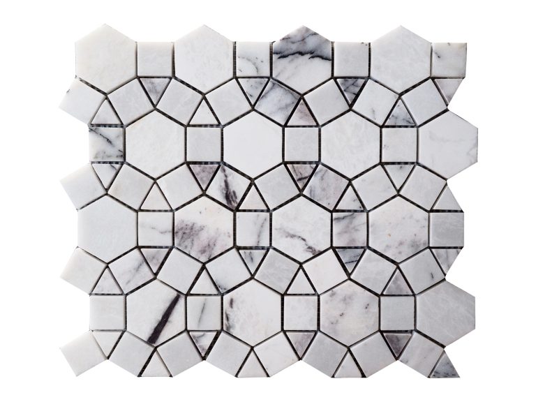 Calacatta Viola Marble Medallion Mosaic
