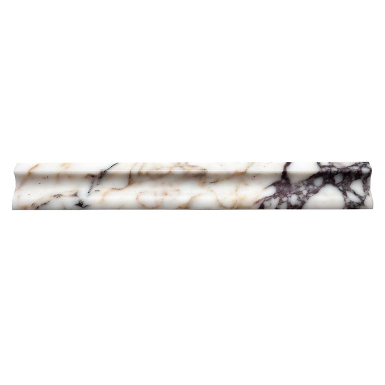 Calacatta Viola Monet Marble Dado Moulding