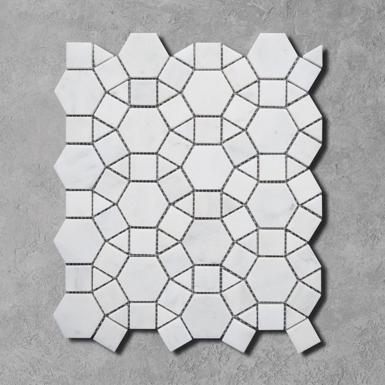Calacatta Marble Medallion Mosaic