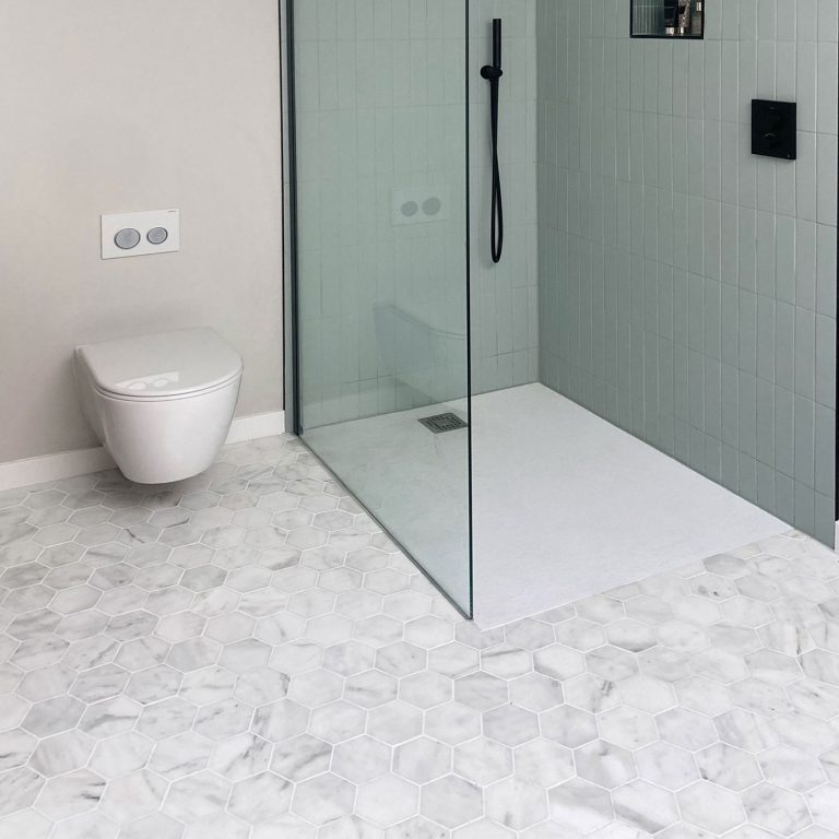 Calacatta Marble XL Hexagon Floor
