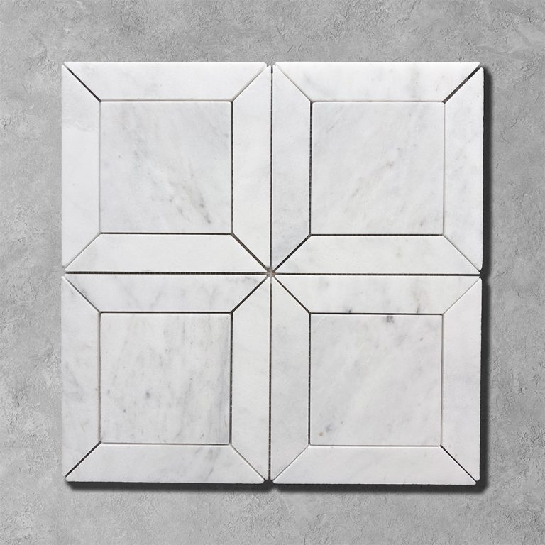 Calacatta White Marble Mosaic Window