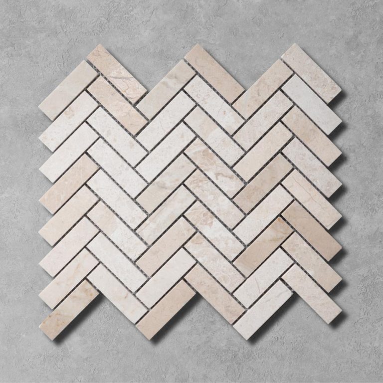Diana Royale Herringbone Mosaic Marble