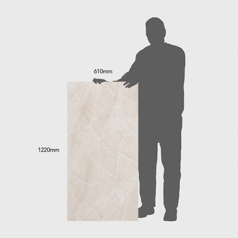 Dune White Marble XL Slab Tile 1200x600x20 Polished