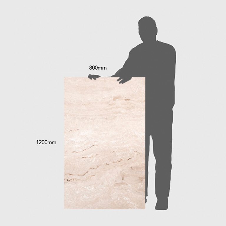 Light Travertine XL Slab Tile 1200x800x20 Honed