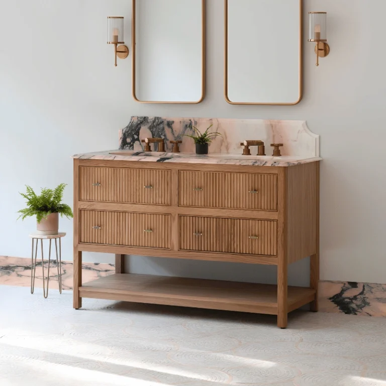 Milano Oak Vanity Cabinet
