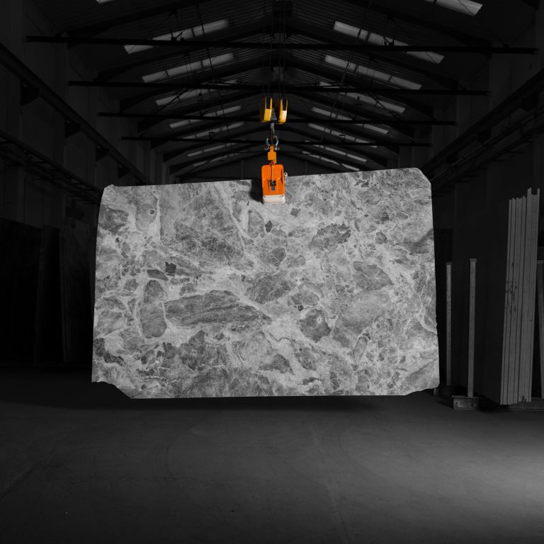 Moon Grey Marble Slab 58826