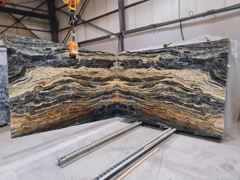 Nero Picasso Marble Slab 41748