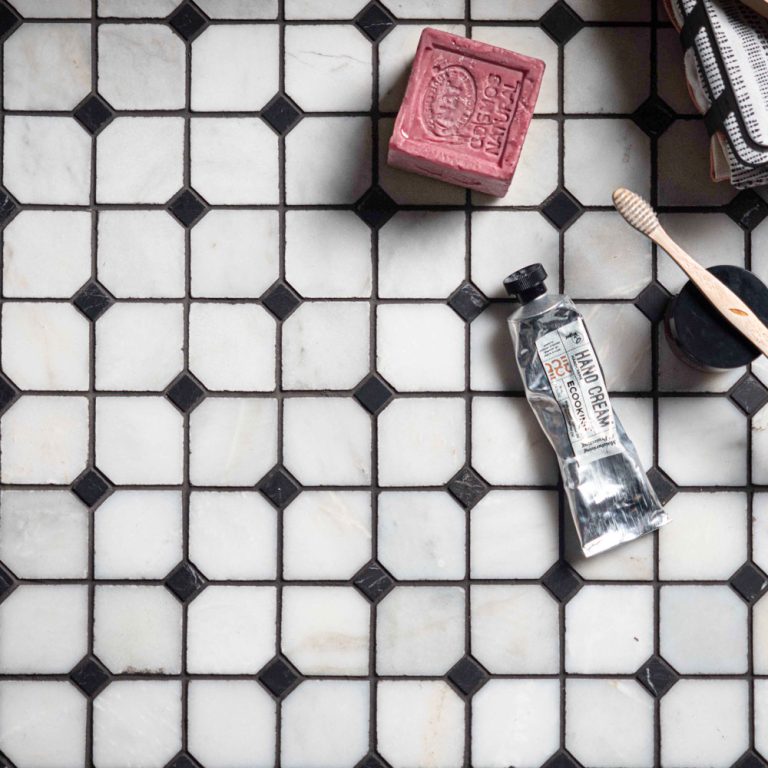 Calacatta Marble Victorian Octagon Mosaic