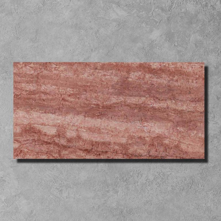 Pink Travertine XL Slab Tile 800x400x20 Polished