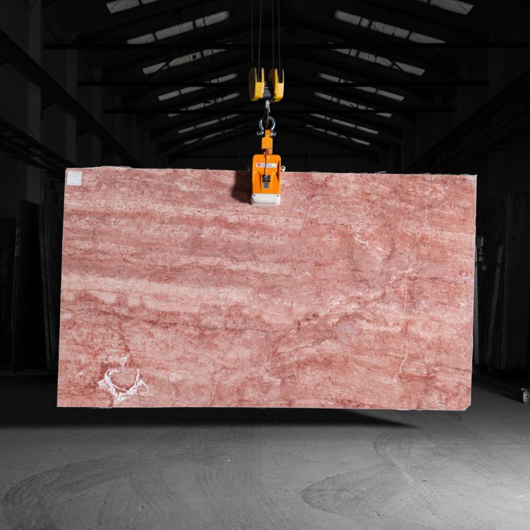 Pink Travertine Slab 58308
