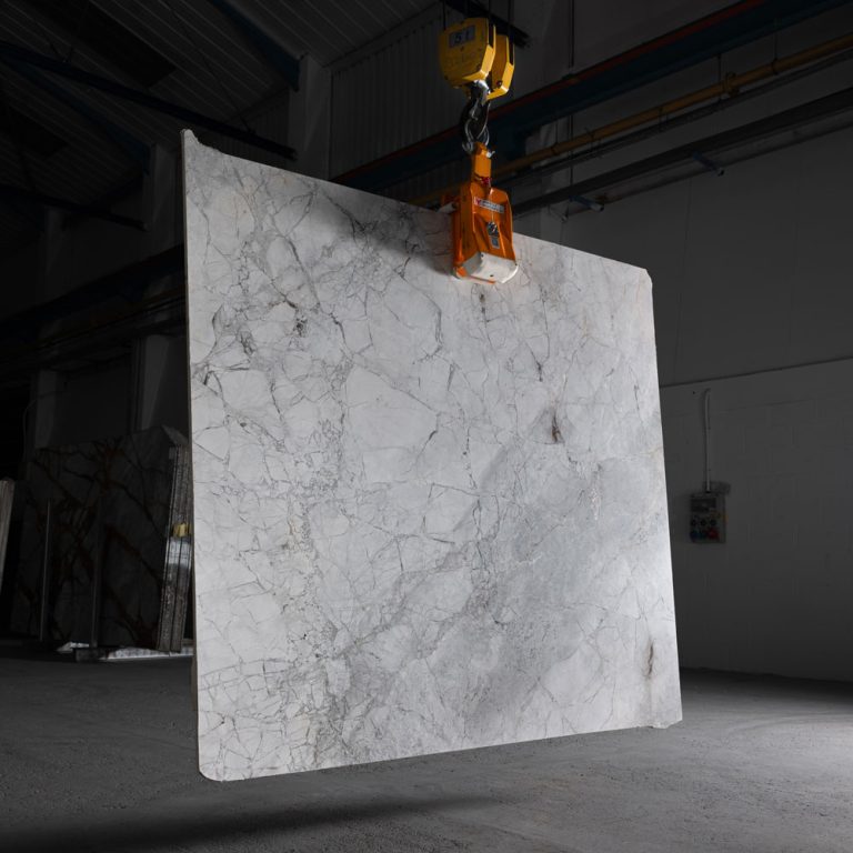 Super White Dolomite Marble Slab 58980