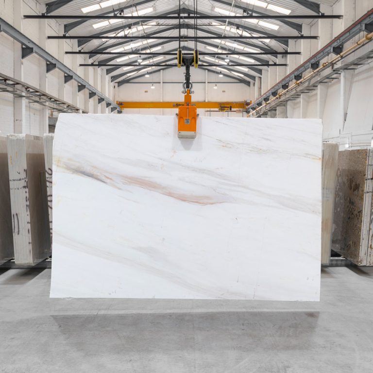 Thassos Amber White Marble Slab Honed 63261