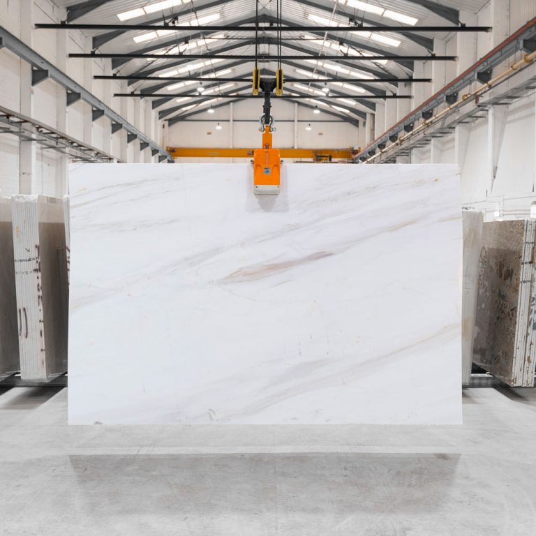 Thassos Amber White Marble Slab Honed 63266