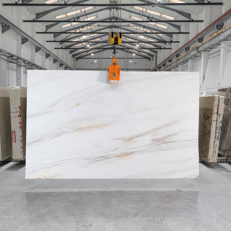 Thassos Amber White Marble Slab Polished 63301