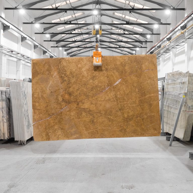 Tobacco Marble Honed Slab 92847