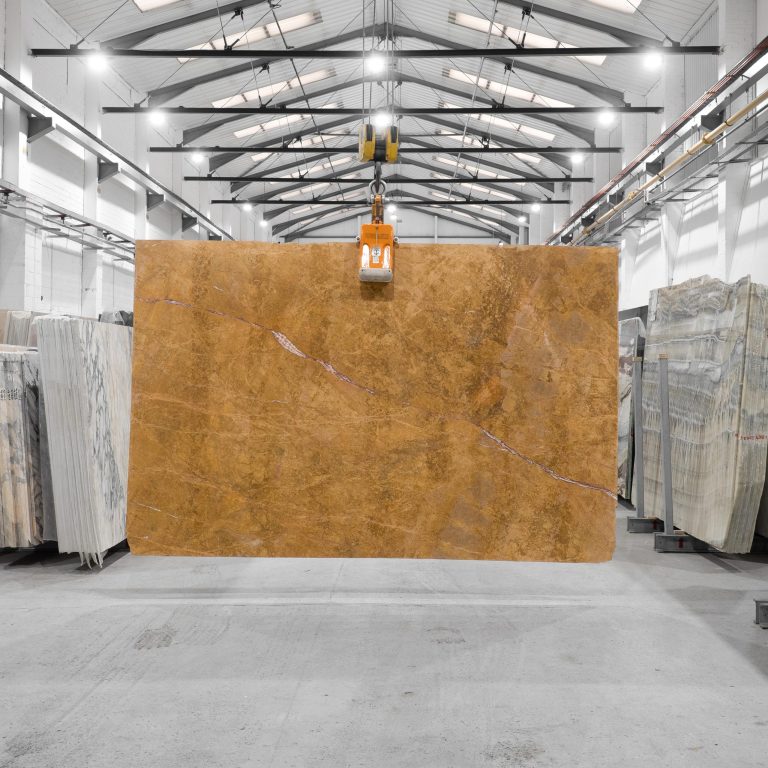 Tobacco Marble Honed Slab 92847