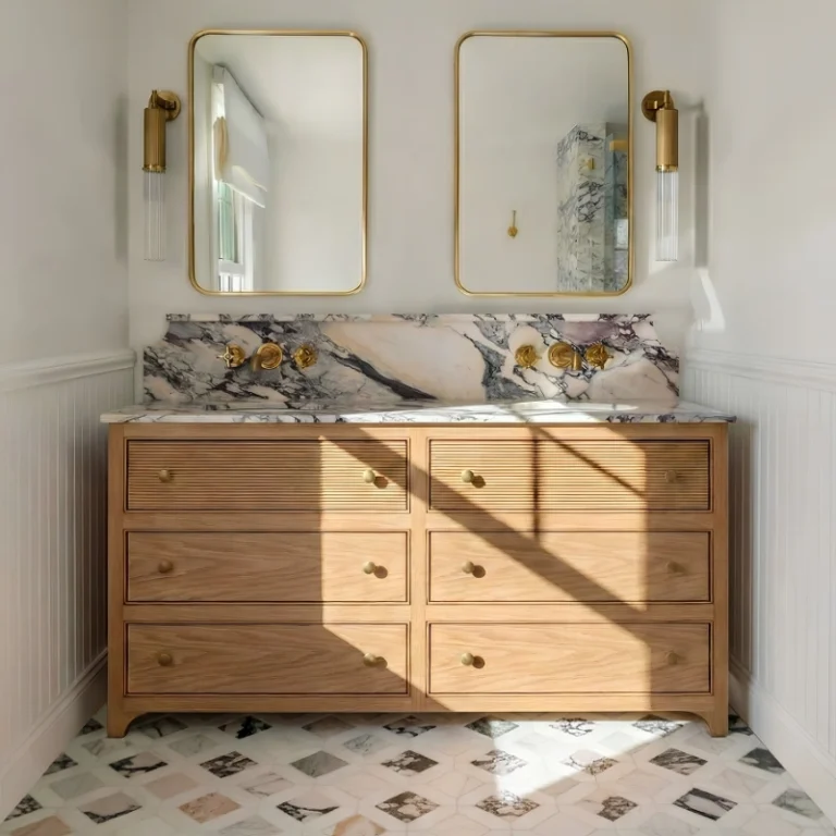 Tuscany Oak Vanity Cabinet