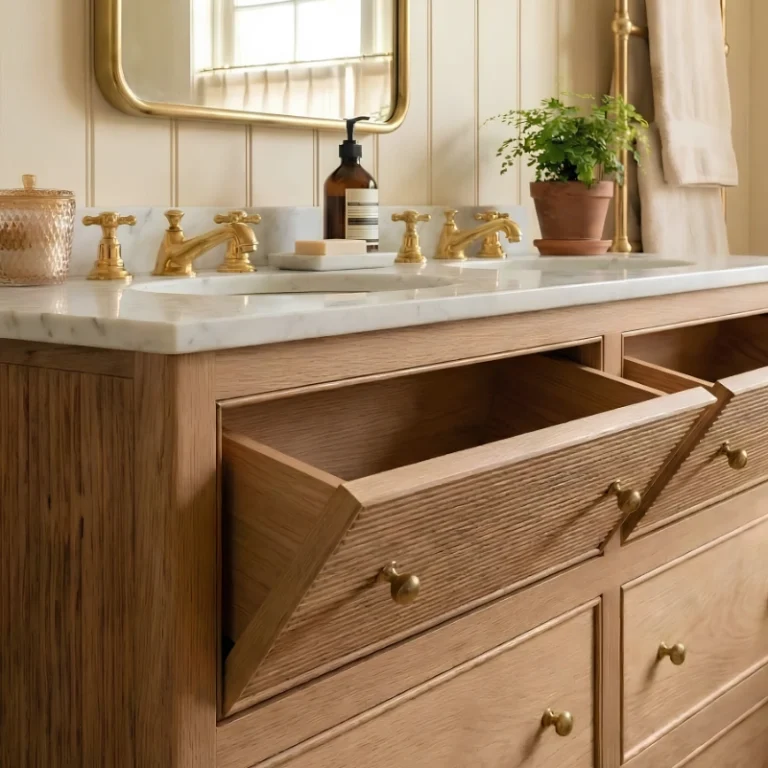 Tuscany Oak Vanity Cabinet