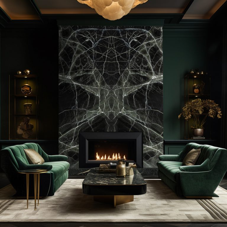 Verde Alpi Green Marble Slab 48836